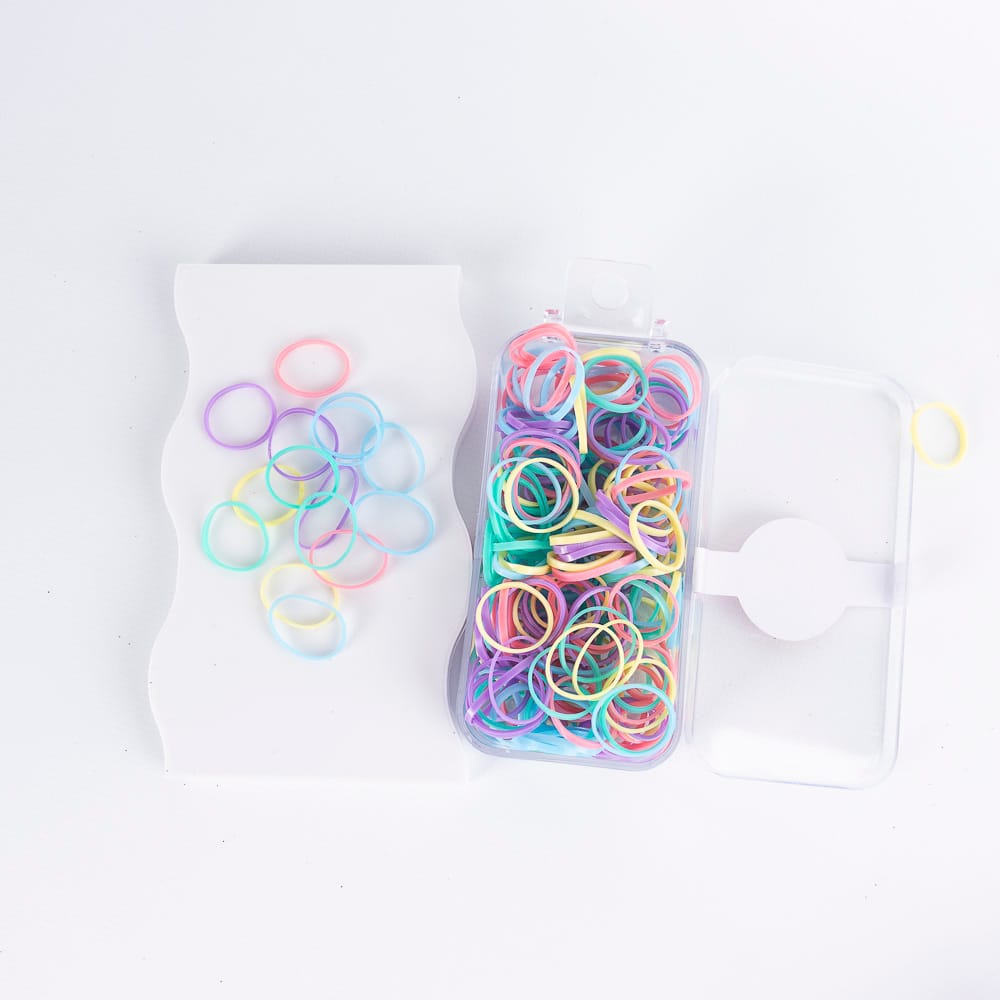 GOMITA COLORES P/PELO RECTANGULAR