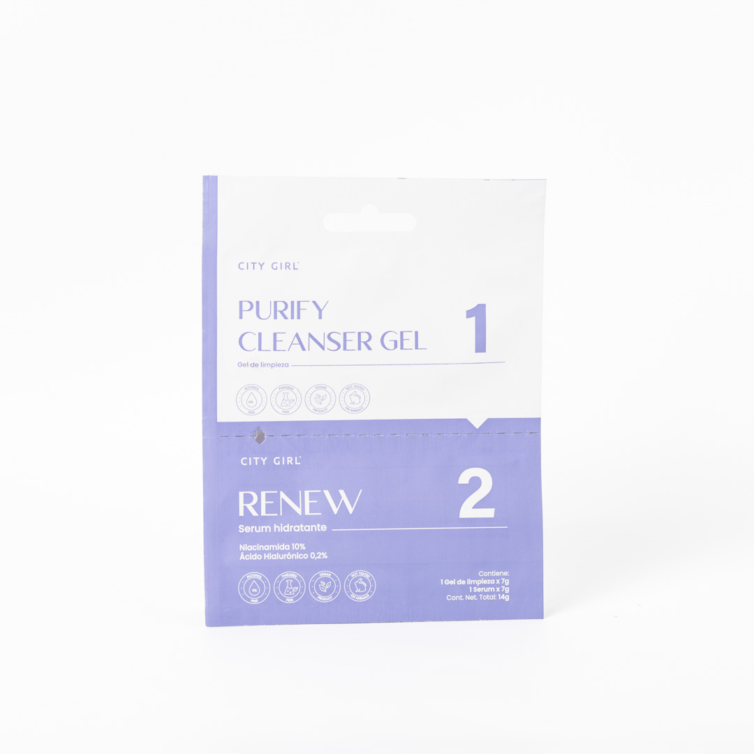 2 EN 1 GEL LIMPIADOR Y SERUM