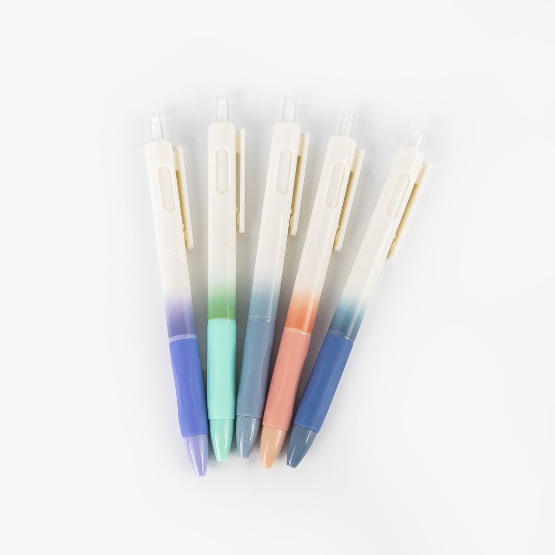 KIT DEGRADE DE BOLIGRAFO  DE GEL  5PCS