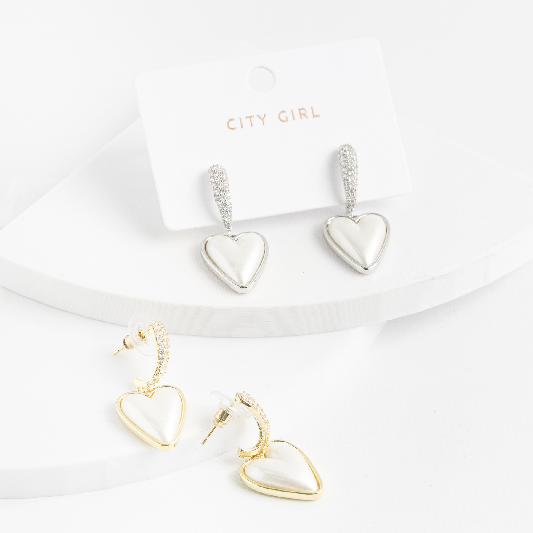 AROS BANADOS EN ORO CORAZON