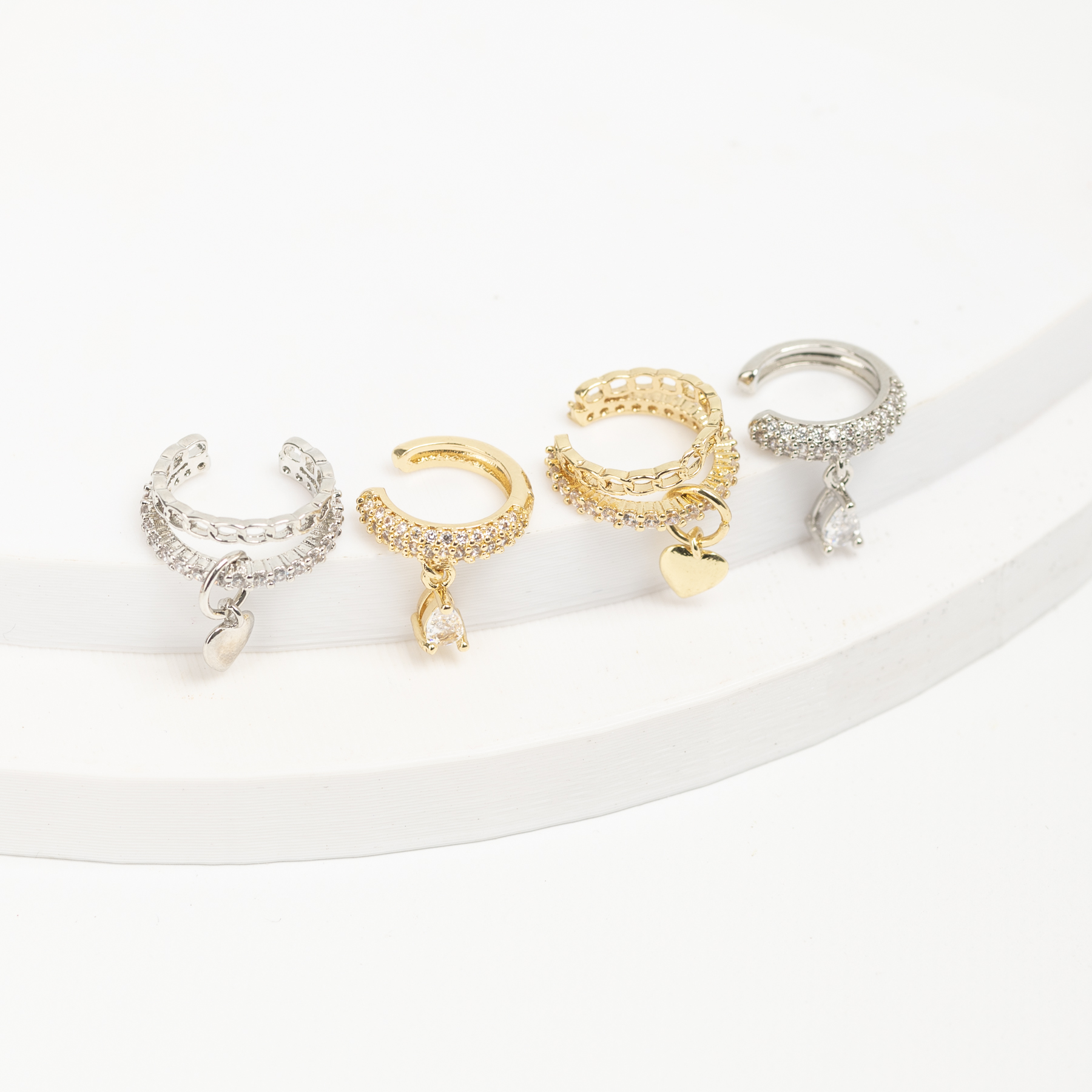 EARCUFF DE COBRE BAÑADO EN ORO