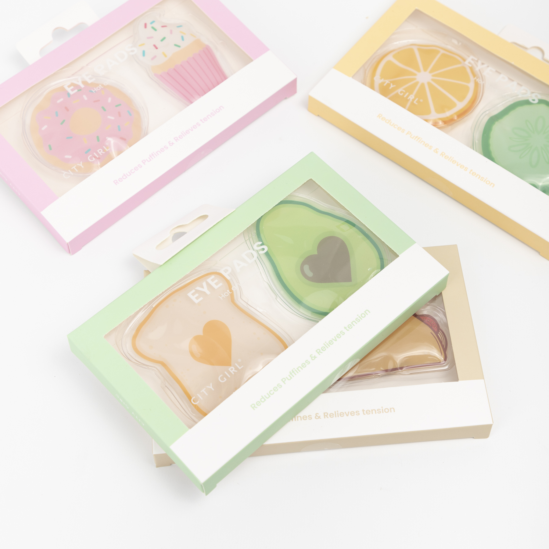 PARCHES DE FRUTAS EN GEL PARA OJOS