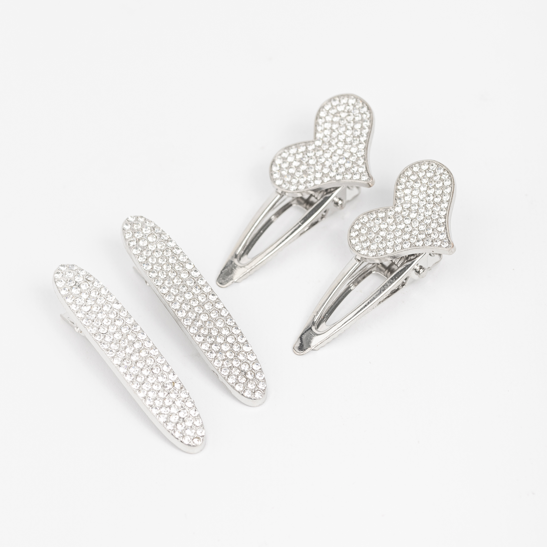 HEBILLAS CON STRASS MEDIANAS