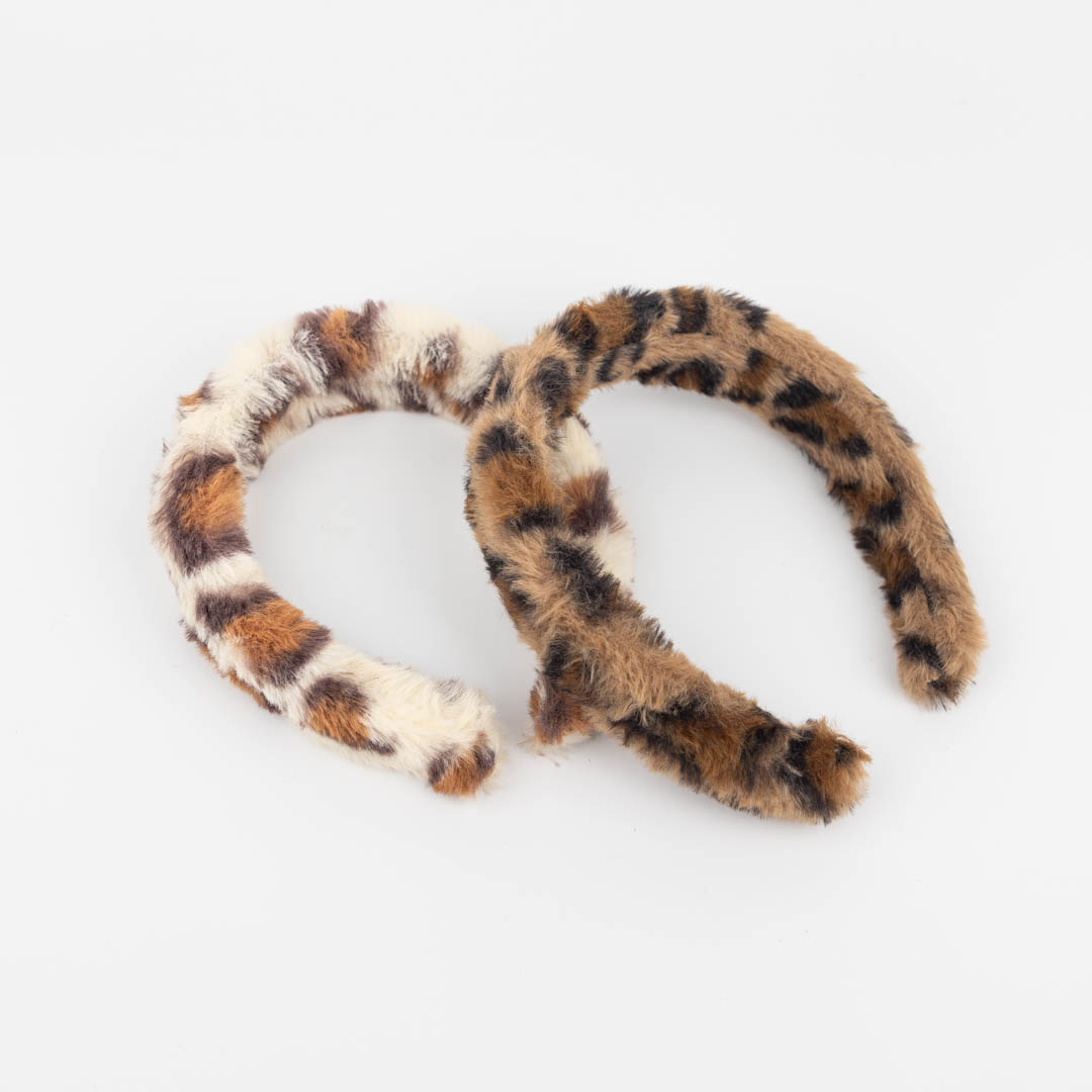 VINCHA PELUDITA ANIMAL PRINT
