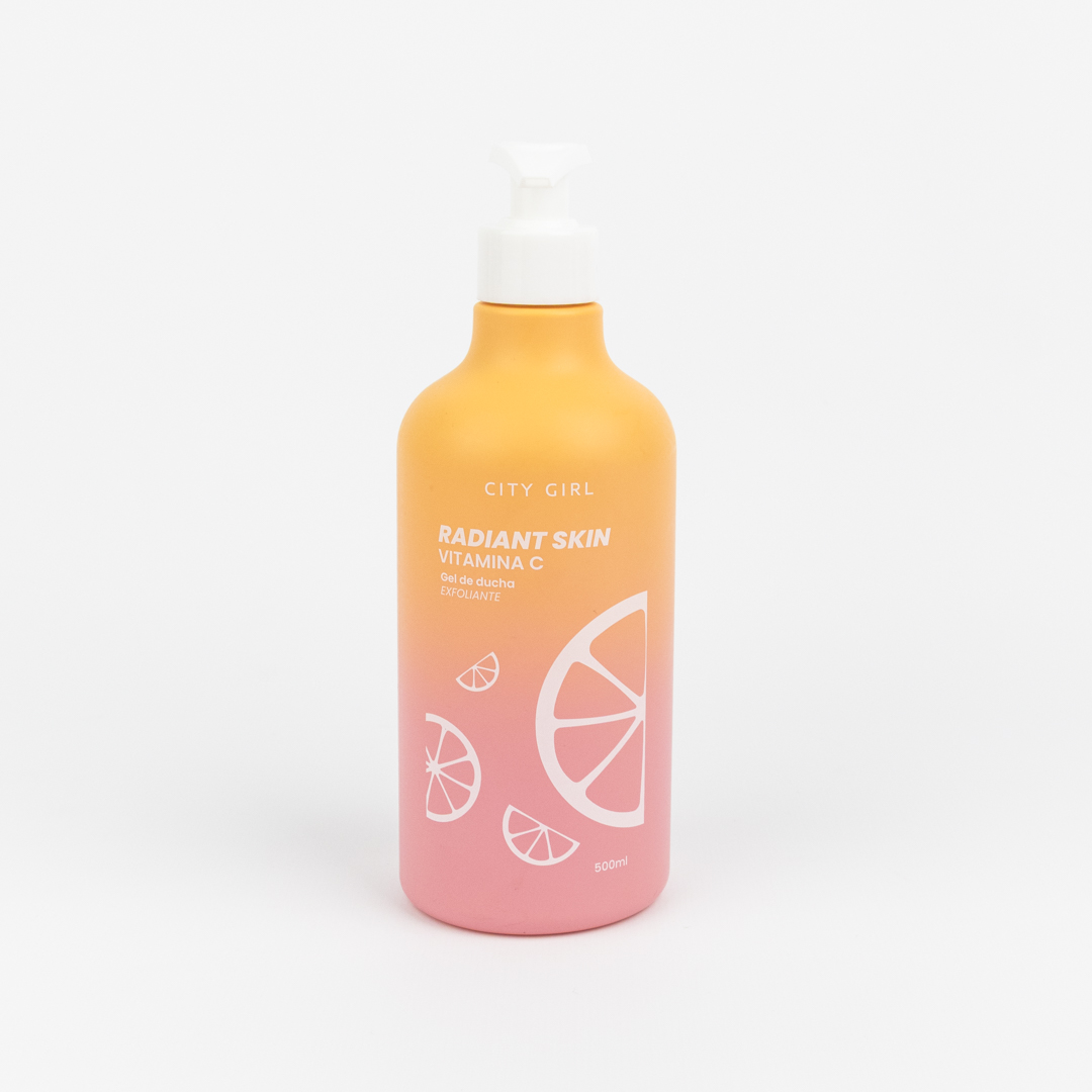 GEL DE DUCHA EXFOLIANTE RADIANT SKIN VITAMINA C 500ML
