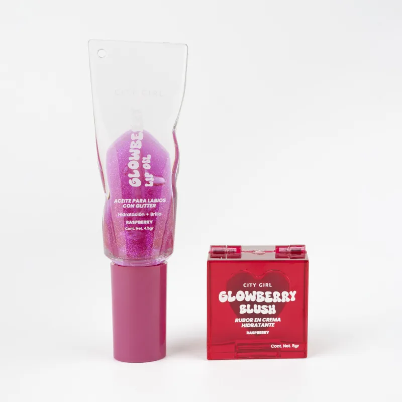 KIT DE CUIDADO PARA LABIOS Aceite para labios + Rubor en crema
