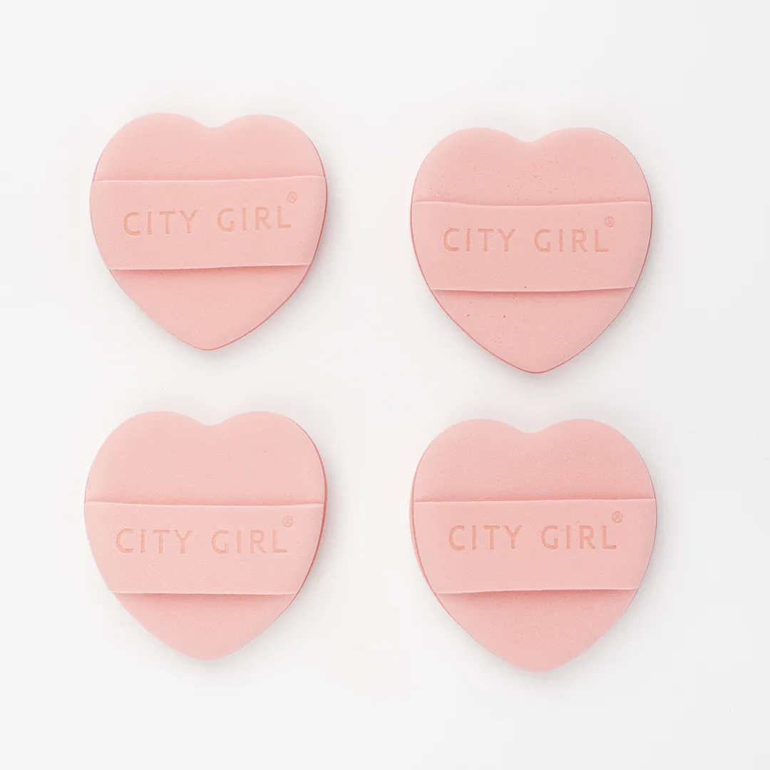 SET DE ESPONJAS DE CORAZON 2PCS